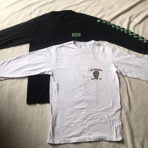 TWO CLASSIC VANS LONG SLEEVE TEES